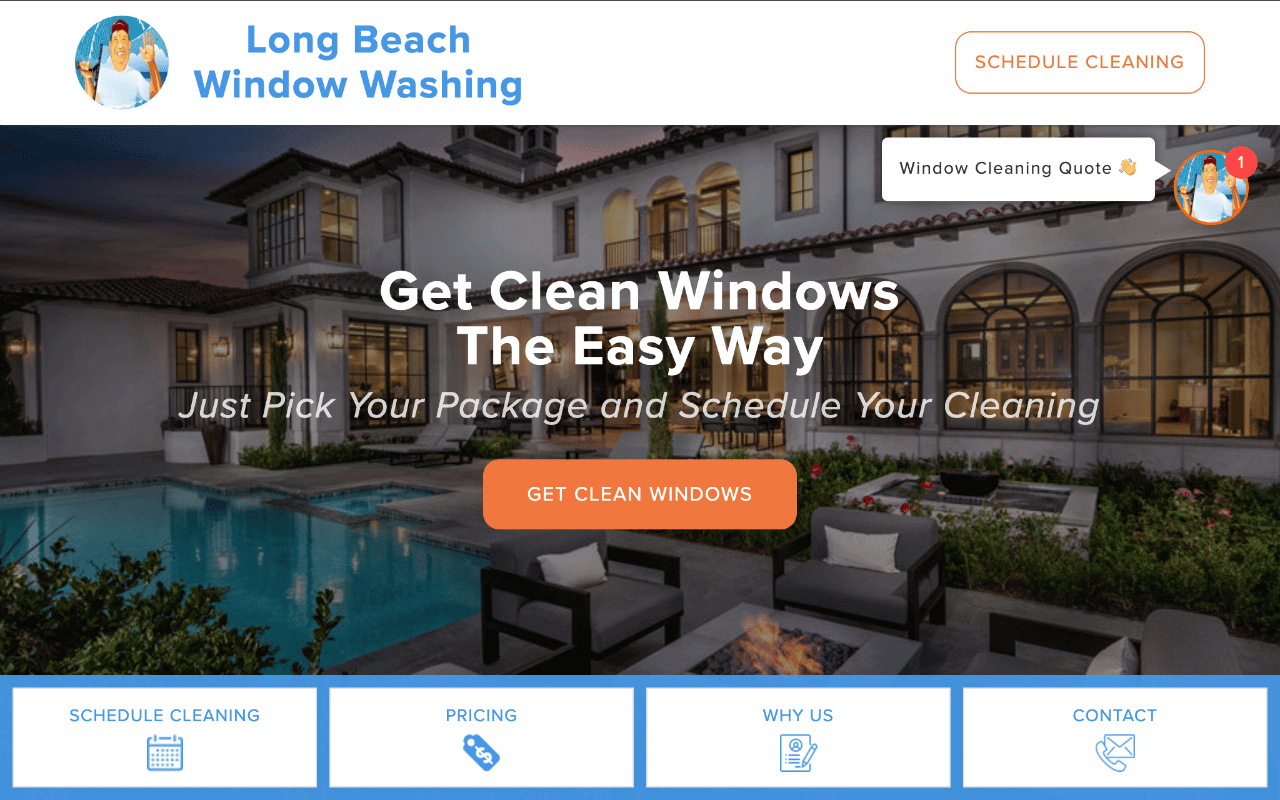 Window Cleaning Website Template